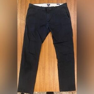 Jcrew flex slim fit Black chino pants 34x32